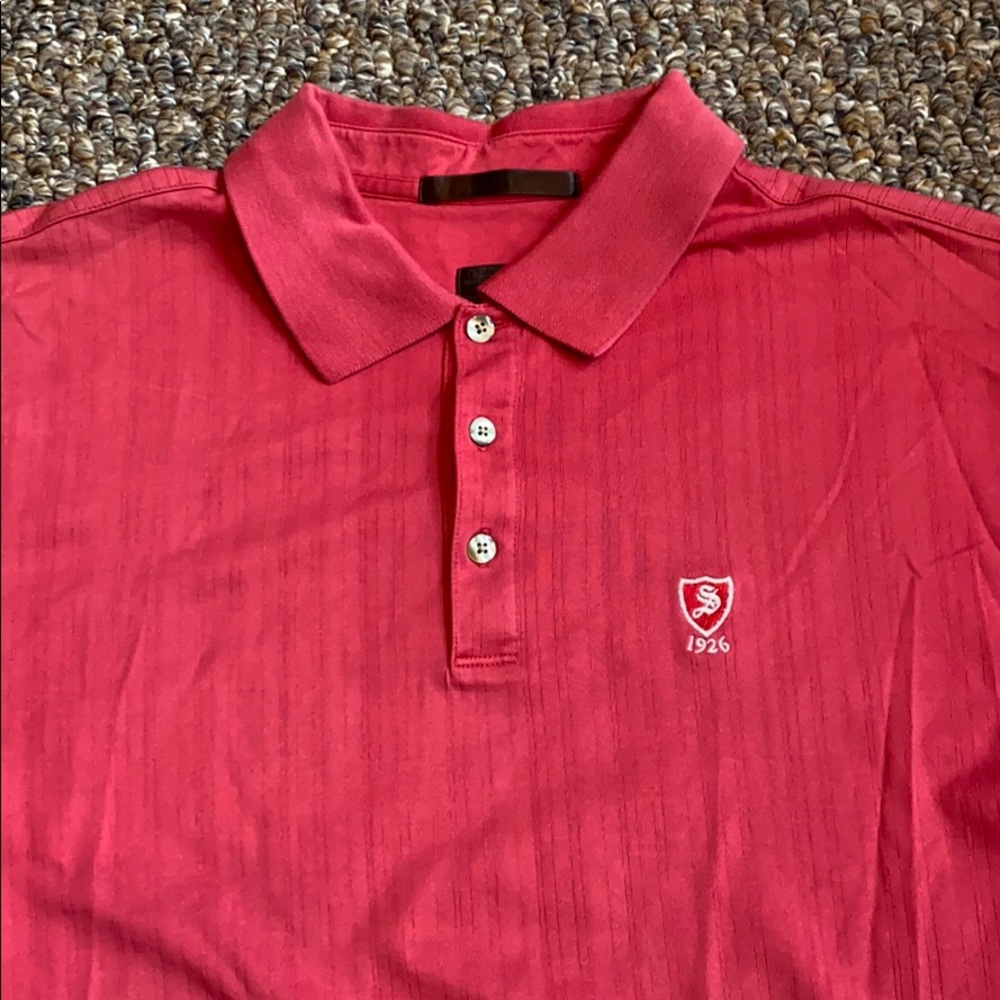 Salmon color mens dress shirt